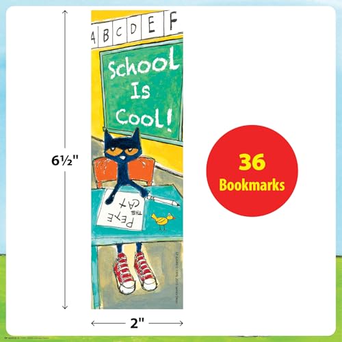 Edupress Pete the Cat School is Cool Bookmarks - EP62689 - Image 4