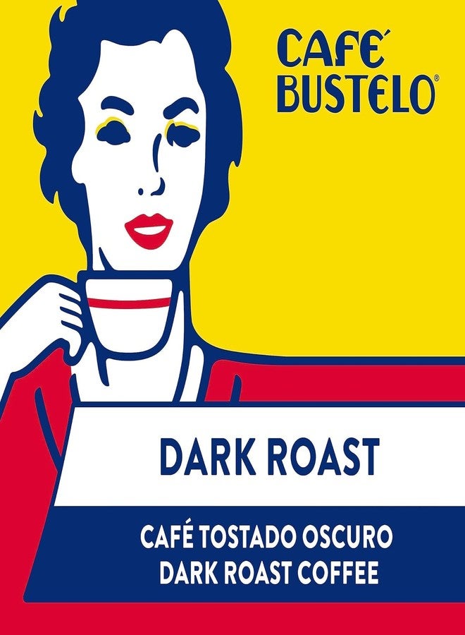 Cafe Bustelo Café Bustelo Espresso Ground Coffee, Dark Roast, 10-Ounce Brick, (Pack of 12) - Image 5