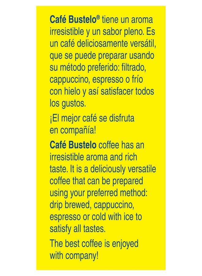 Cafe Bustelo Café Bustelo Espresso Ground Coffee, Dark Roast, 10-Ounce Brick, (Pack of 12) - Image 2