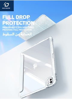 دوكس دوتشيز حافظة لجهاز iPad Pro 2024 (الجيل الخامس) M4 مقاس 11 بوصة، [مع حامل قلم رصاص] [تنشيط النوم التلقائي] [أوضاع الوقوف المزدوجة] [مقاومة للصدمات ومضادة للسقوط] لجهاز iPad Pro مقاس 11 بوصة 2024، أزرق فاتح  - Image 4