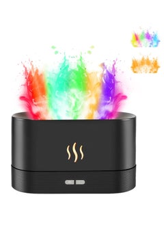 Houmt Essential Oil Diffuse Humidifiers with Flame Effect 180ml Cool Mist Humidifiers for Home no Water Automatic Shutdown Protection  - Image 1