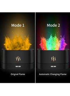 Houmt Essential Oil Diffuse Humidifiers with Flame Effect 180ml Cool Mist Humidifiers for Home no Water Automatic Shutdown Protection  - Image 2