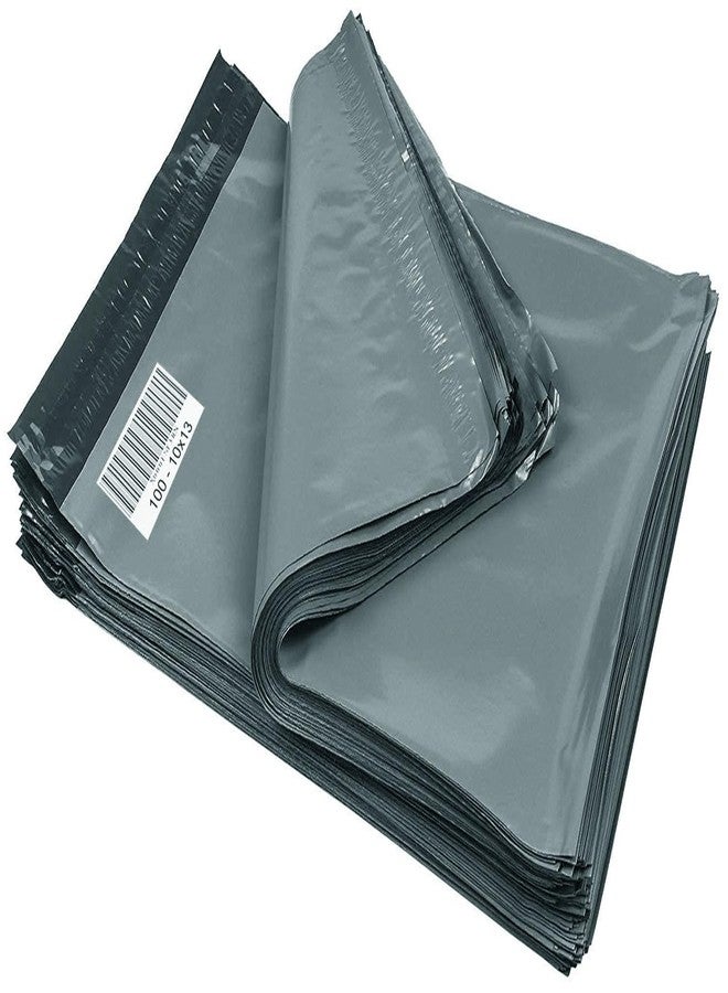 iMBAPrice 10x13 Inches Grey Color Poly Mailers Envelopes Bags 100-Pack, Strong Adhesive and Packing Bags for Clothing, Waterproof and Tear-Proof Mailing Envelopes - Image 1