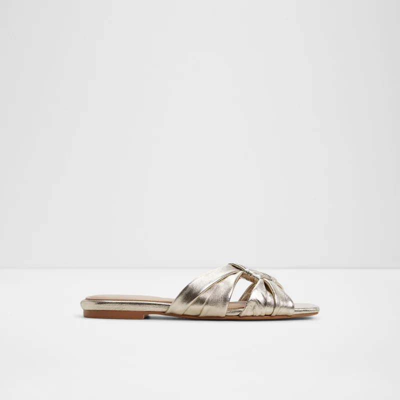 HENRIELLE-IN Open Toe Flat Sandals