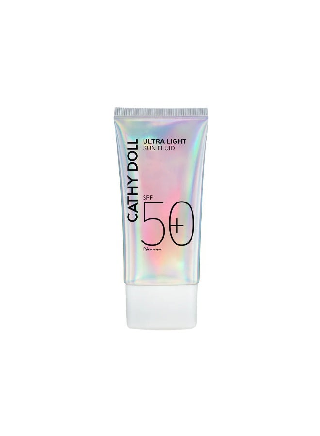 CATHY DOLL ULTRA LIGHT SUN FLUID SPF50 PA++++ - 40ML - Image 1