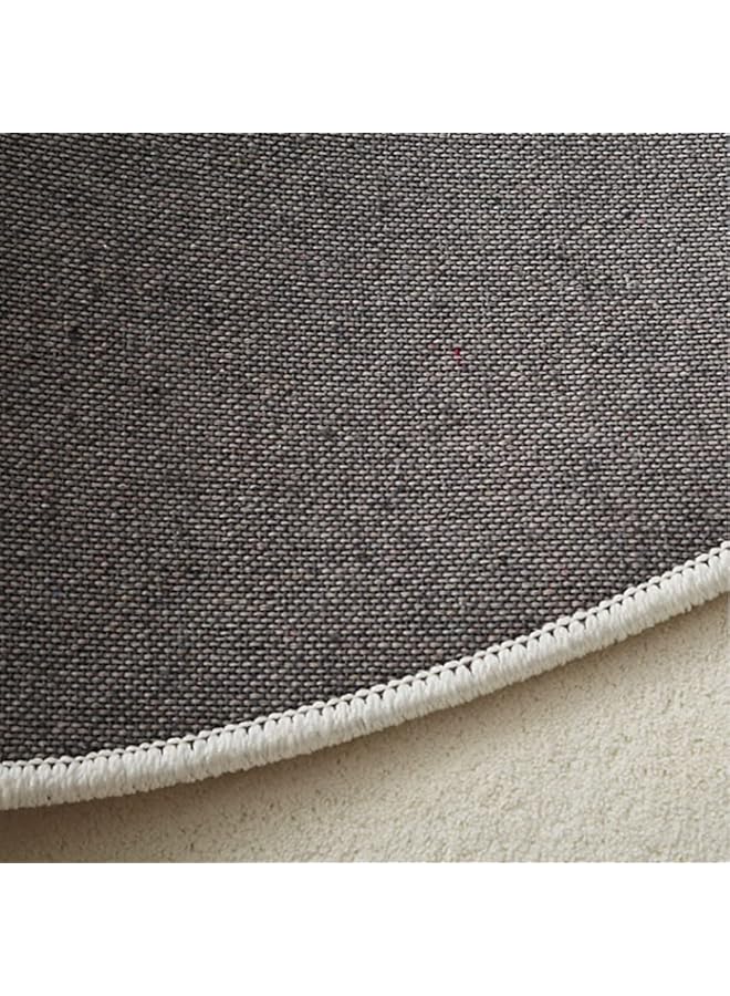 erorex Faux Wool Kids Play Mat 3.3Ft Rainbow Round Area Rug Kids Nursery Door Mat Soft Plush Non Slip Childrens Carpet For Bedroom Living Room Kids Playroom - Image 5