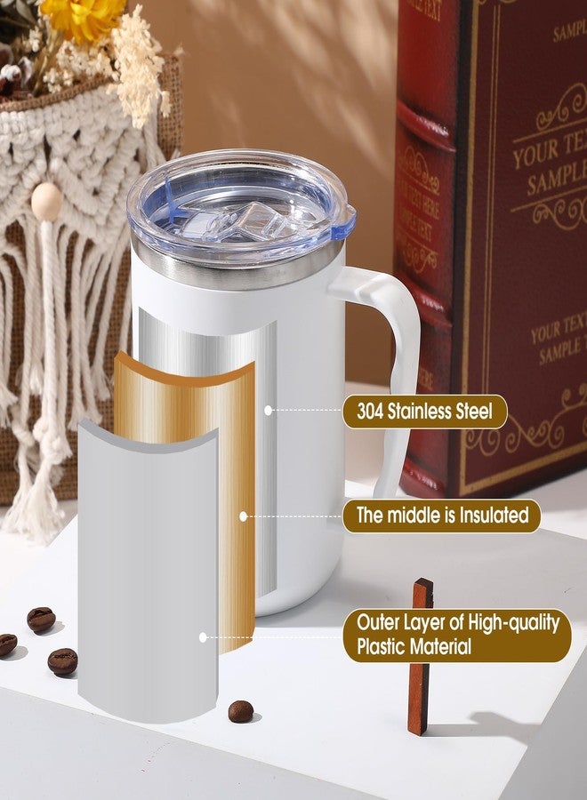 Nitial 12 Pcs 17 oz Christian Coffee Mugs with Lid and Straw Religious Bible Verse Christian Gifts Insulated Inspirational Bible Affirmations Tumbler for Women Friend Men (White,Flower) - Image 4