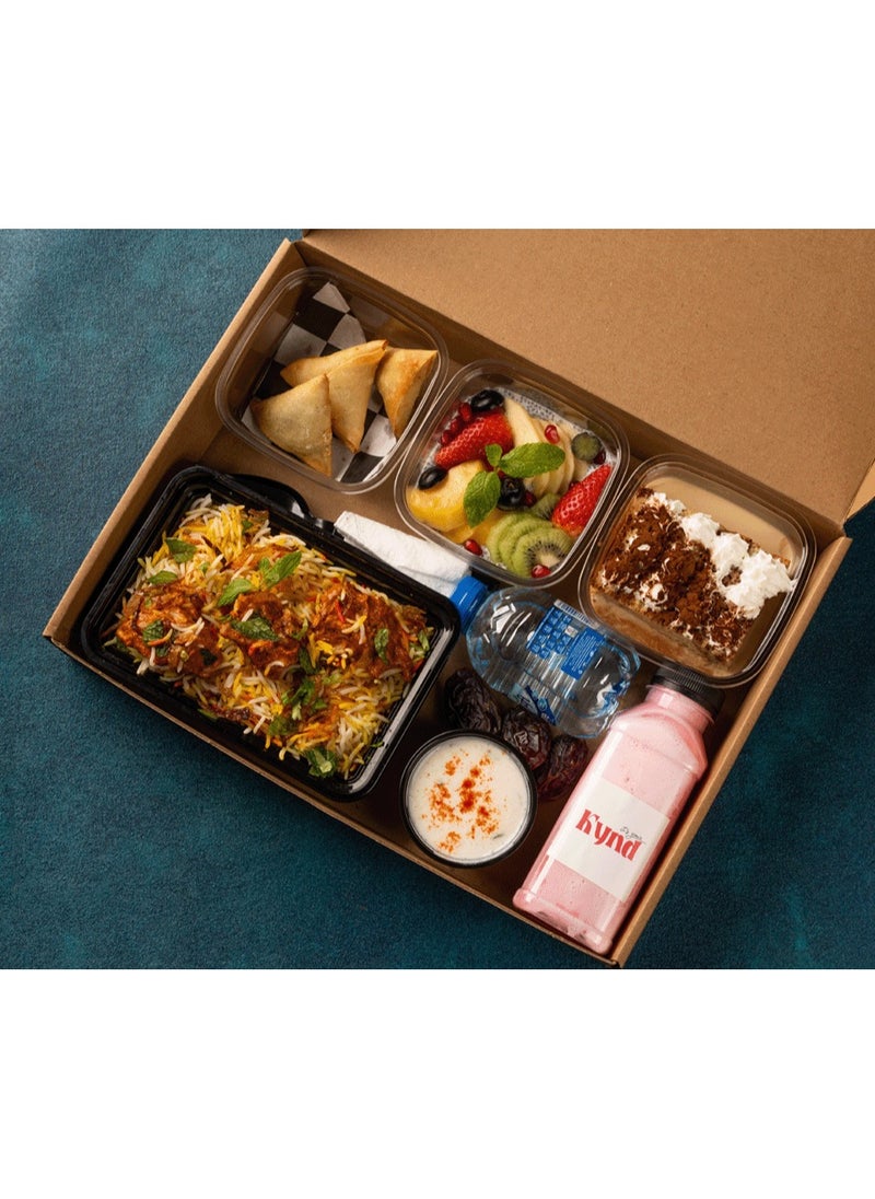 Duravel - Duravel Ramadan Kareem Iftar Meal Box Printed Corrugated Boxes Food Container Takeout Box | Iftar Snack Box made with Corrugated for Meals and Desserts Pack Of 10 - Image 1