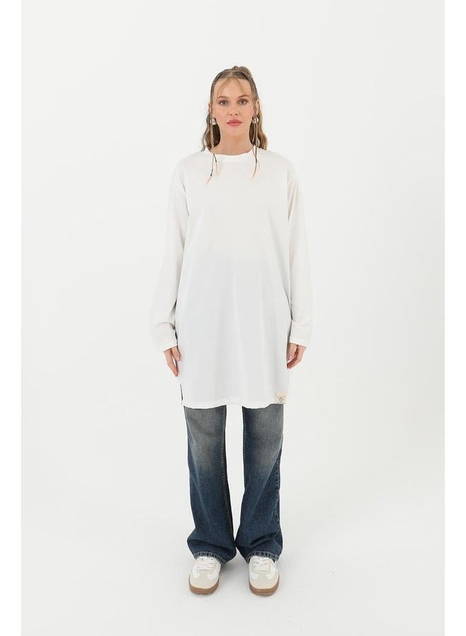 Soul Women's Basic Tunic - 30726TUN - ECRU. - Image 1