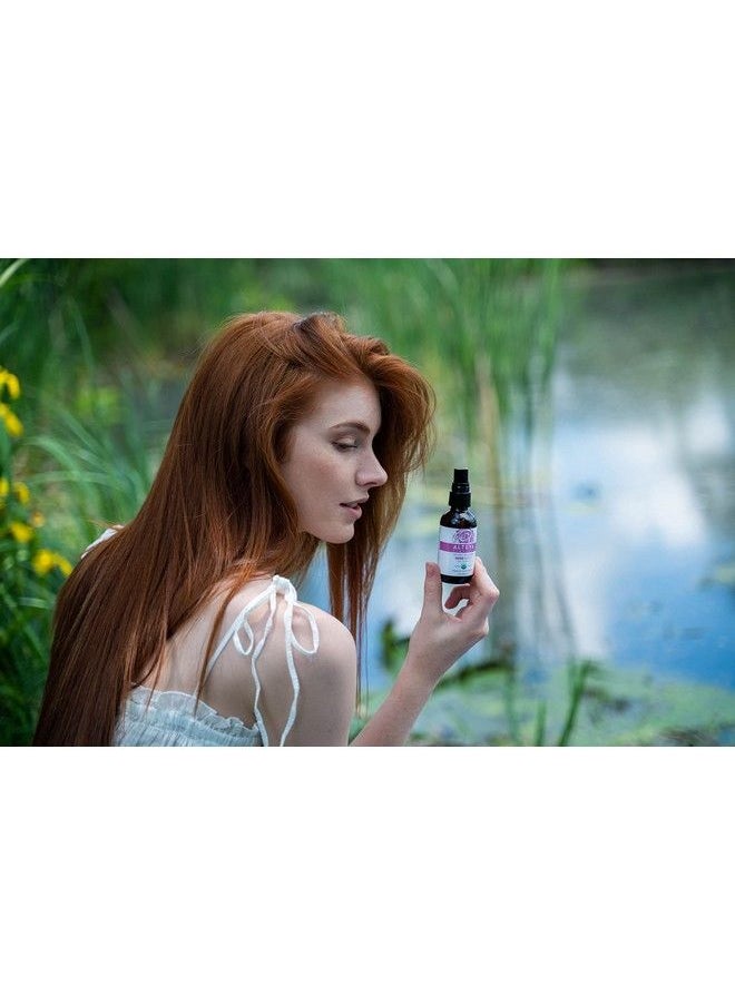 Alteya Organics ماء الورد معتمد من وزارة الزراعة الأمريكية تونر للوجه عضوي 2 أونصة سائلة/60 مل ماء زهر البلغاري من الورد الدمشقي مرطب حائز على جوائز زجاجة رذاذ عنبر  - Image 4