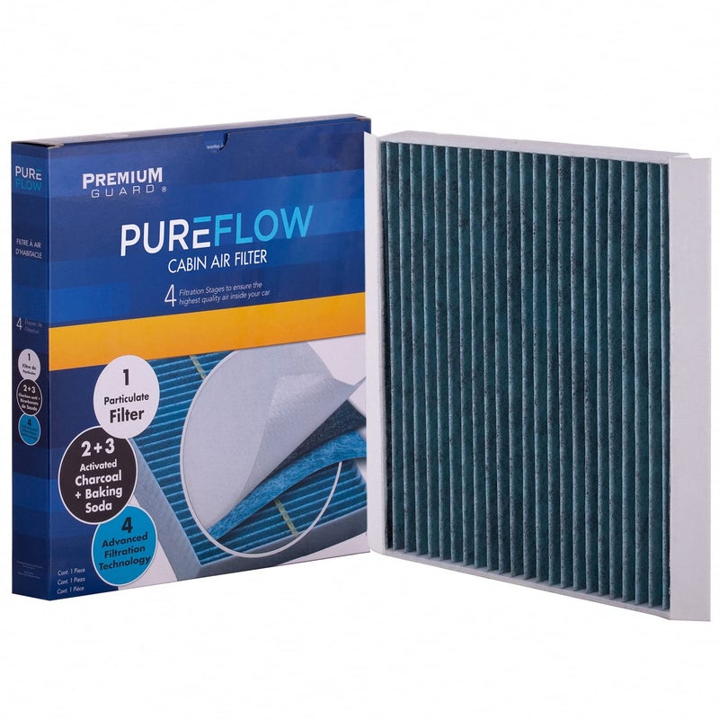 فلتر هواء المقصورة Pureflow PC5660X يناسب 2017-2014 هيونداي إيلانtra GT 2017-2013 إيلانtra GT 2016-2011 إيلانtra 2016-2007 إيلانtra 2015 ix35