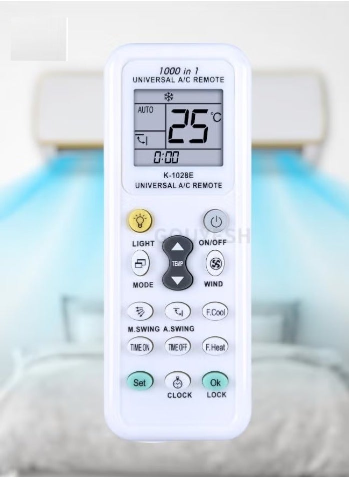 ELTRAZONE Universal 1000 in 1 K-1028E Wireless Air Conditioner Remote Control | AC Digital LCD | Compatible with Most Air Conditioner Brands  - Image 4