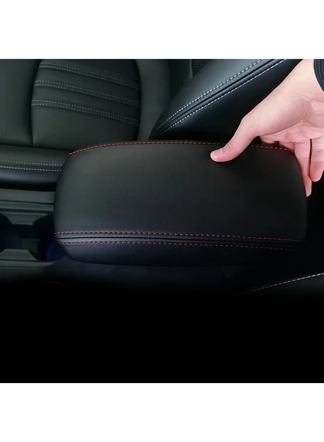 Universal Car Armrest Cover Pad Black Line for 2019 2023 Corolla Models - Image 4