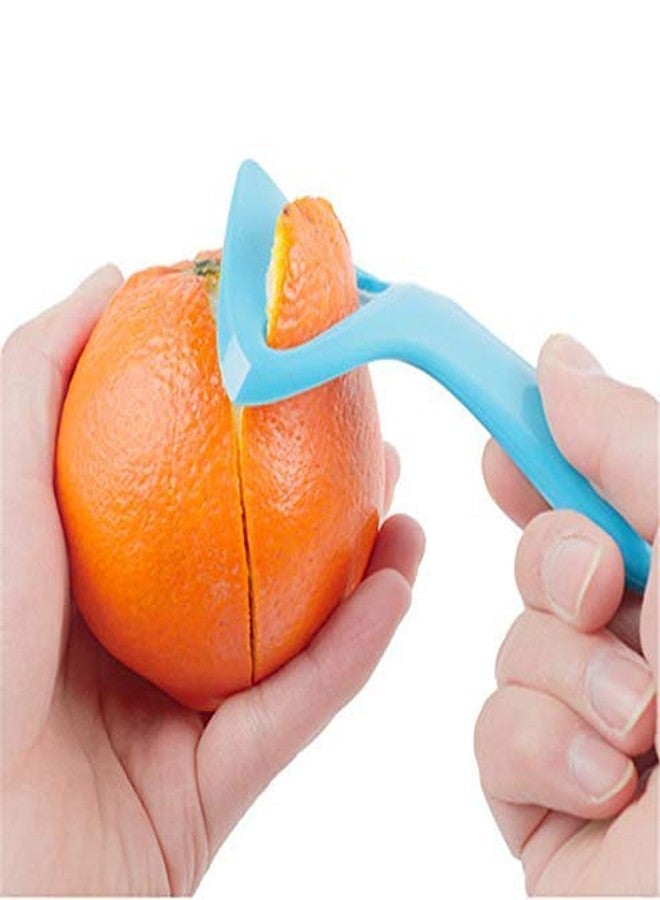 JWCE Orange Peeler, Peels the Skin Off Most Fruit Including Oranges, Mangos, and Papaya, Easy-To-Use Design is BPA Free and a Great Addition to Any Kitchen(Green) - Image 5