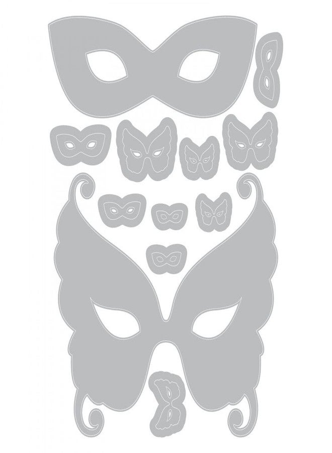 Sizzix Masquerade by Tim Holtz Dies, us:one size, Multicolor - Image 4