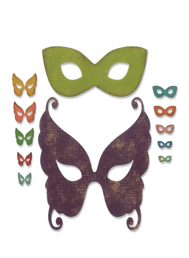 Sizzix Masquerade by Tim Holtz Dies, us:one size, Multicolor - Image 1