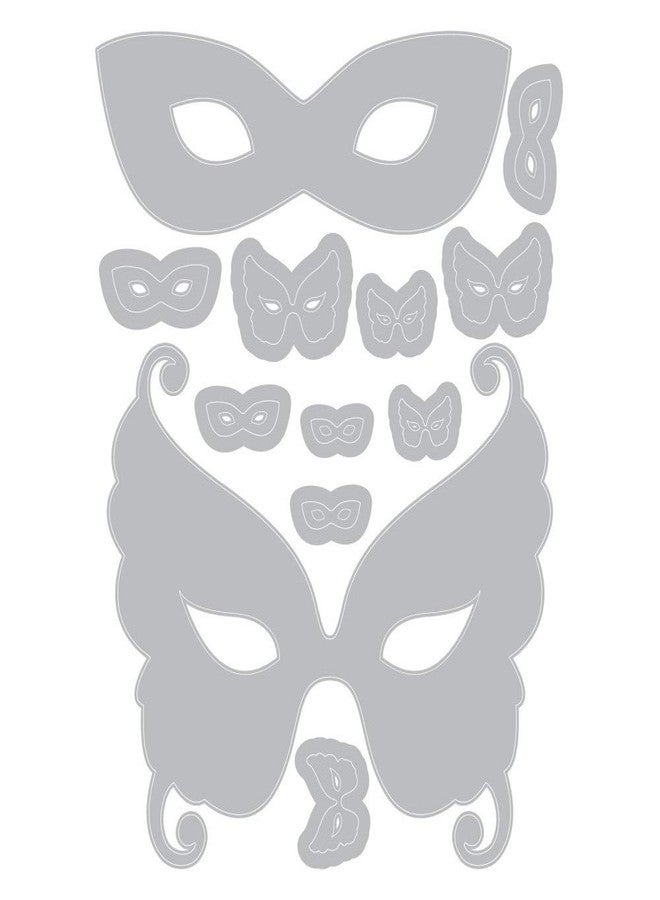 Sizzix Masquerade by Tim Holtz Dies, us:one size, Multicolor - Image 5