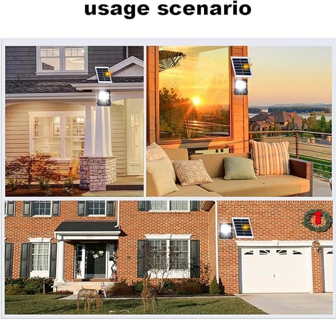 XM 1000W Solar Flood Light IP67 - Premium Quality Outdoor Security Light, 6000K for Garage, Garden, Home - Image 3