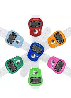 Generic ( 10 pieces ) Digital finger counter - electronic tasbih ring - finger ring - tally counter - electronic rosary - multi-use - multi-color  - Image 2