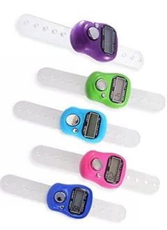 Generic ( 10 pieces ) Digital finger counter - electronic tasbih ring - finger ring - tally counter - electronic rosary - multi-use - multi-color  - Image 3