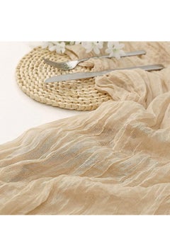 Generic Translucent Table Runner Chessian Tablecloth for Wedding Reception Bridal Shower Party Decoration Table Centerpiece 90400CM  - Image 5