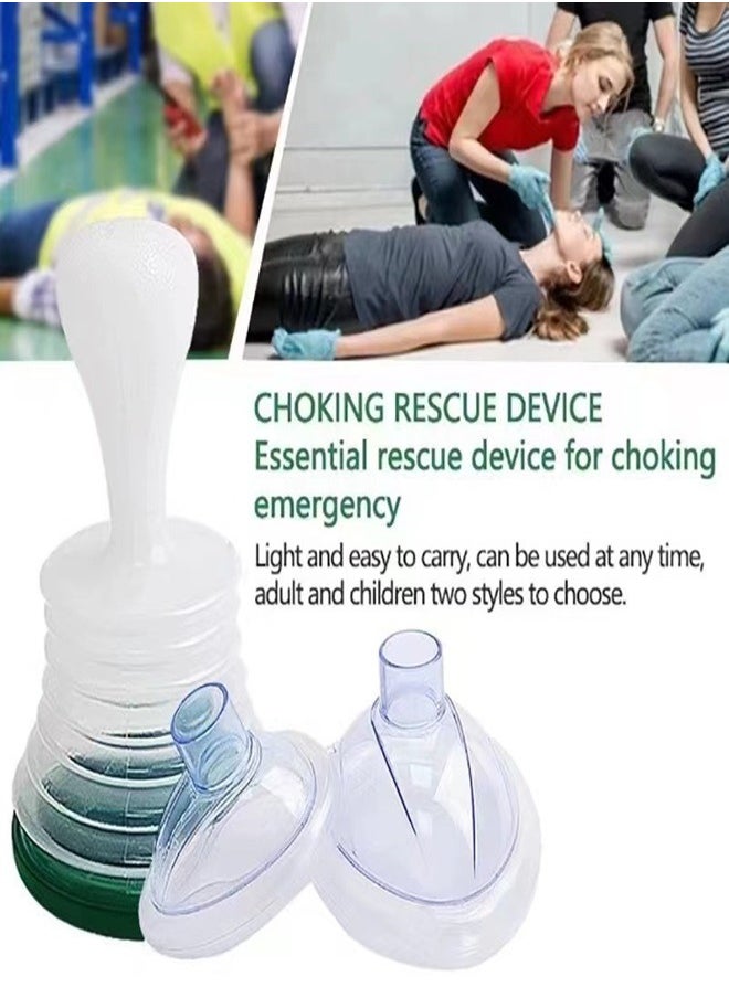 FASHION - Choking Emergency Device Respiratory Training Trainer Rescue Mask CPR Device Rescue Device Training Products Family Removal Device for Suffocation Removing Blocked Objects Aid Device - Image 1