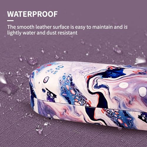 molshine Hard Shell Sunglasses Case,Classic Large Glasses Case for Women Men,Sunglass Eyeglasses (Ocean) - Image 5