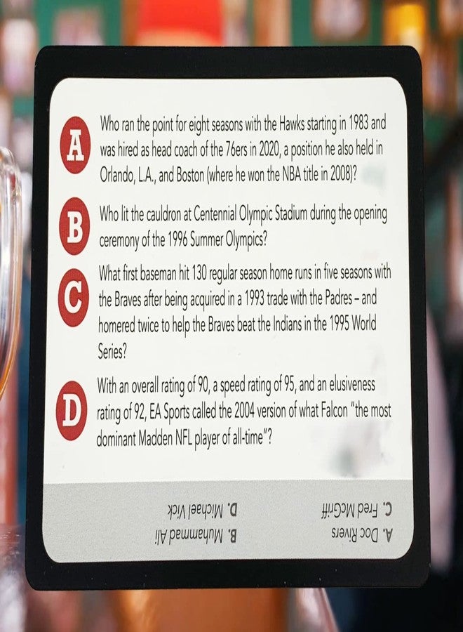 You Gotta Know لعبة معلومات رياضية - عليك أن تعرف أتلانتا - Image 4