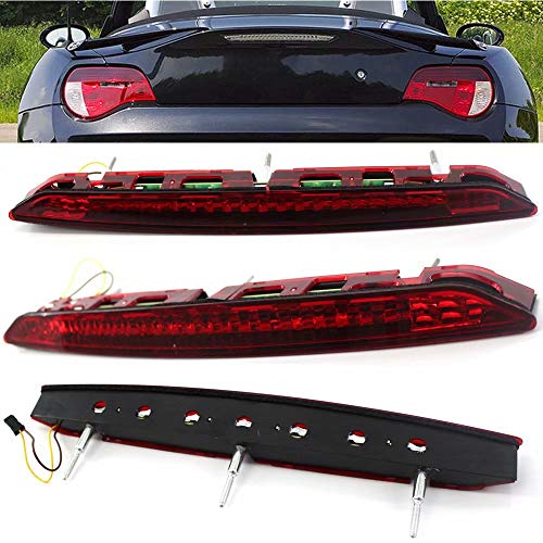 Kqiang 1PCS Red Light Red Lens Trunk 3rd Third Brake Stop Light Rear Lamp Assembly Replacement for BMW E85 Z4 2003-2008 Replaces 63256917378 - Image 4