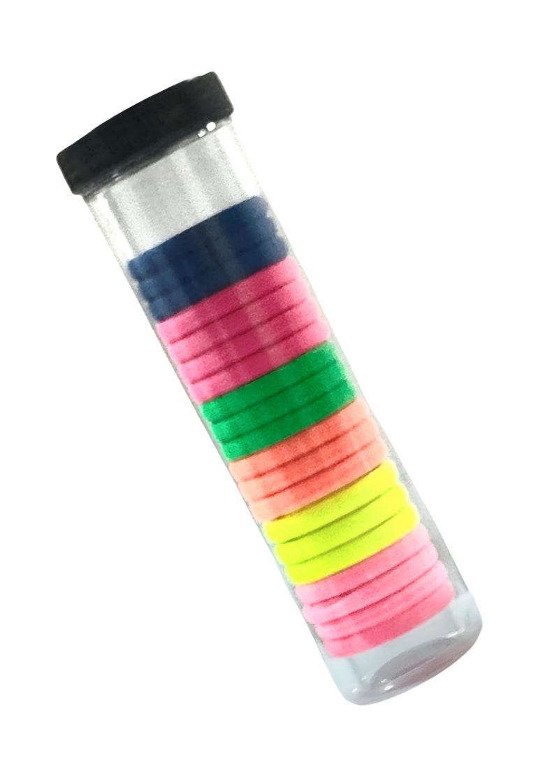 Set of about 180 Pcs Elastic Hair Bands Set: Bulk Small, Medium & Large Ponytail Holders. - Image 2
