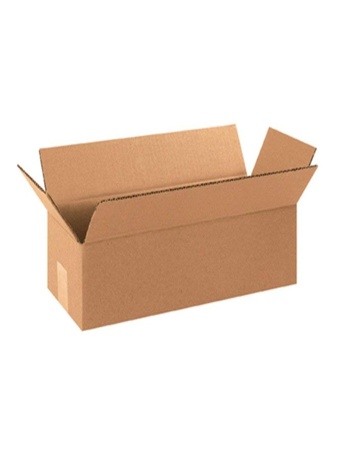 Powerlon® Long Corrugated Cardboard Box 12" L x 4" W x 3" H, Kraft, for Shipping, Packing and Moving (Pack of 50) - Image 1