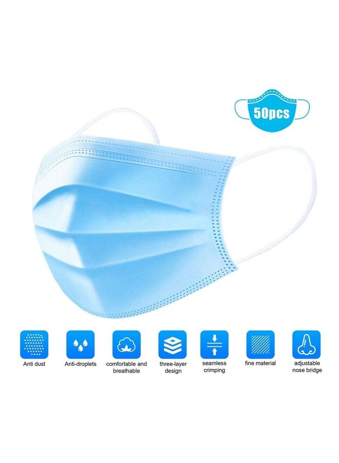 NIBEMINENT 50 Piece Face Mask Disposable Anti PM 2.5 - Image 1
