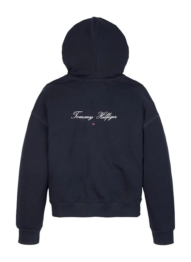 TOMMY HILFIGER Kids Varsity Zip Through Hoodie