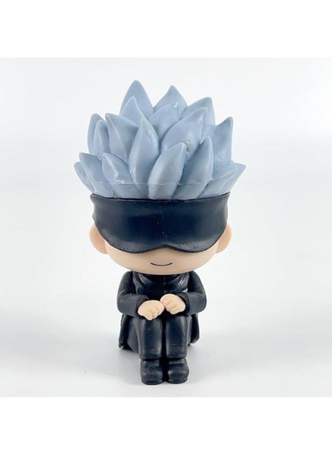 عام شخصية الأنمي Geto Suguru و Itadori Yuuji الجالسة بشكل مكشوف للأعلى، نموذج دمية 2.75 بوصة، نسخة مطورة من النوع اللطيف من سلسلة Jujutsu Kaisen، مجموعة ساتورو جوجو القابلة للتركيب، تمثال حركي للتجميع، زخرفة للسيارة أو المنزل. - Image 5