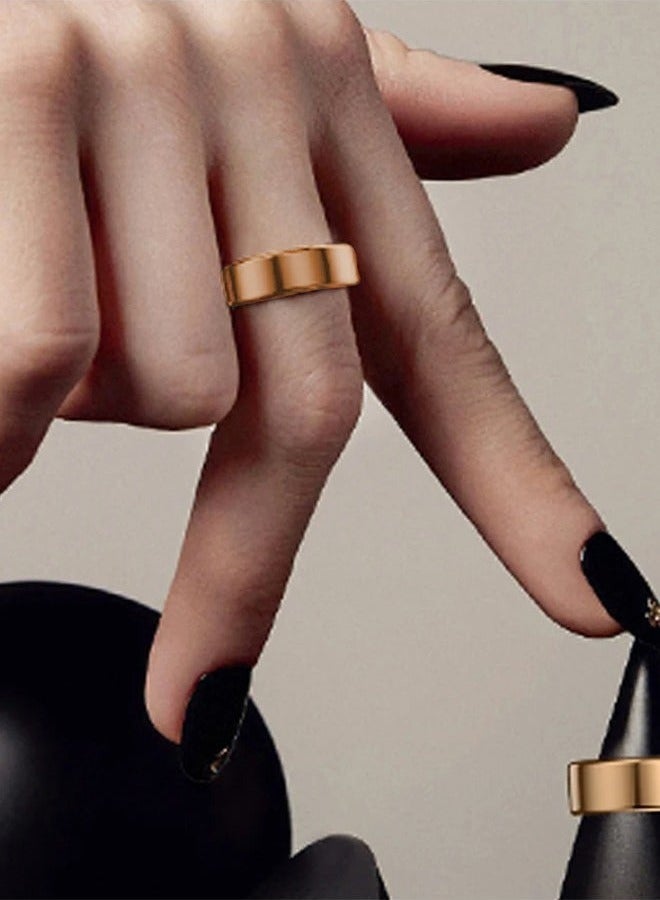 Milatech Smart Ring, Fitness Bracelet Calorie/Heart Rate/Sleep Monitoring/ Pressure/Multiple Sports Modes/Photography, IP68 Waterproof, Size: 20mm - Image 3