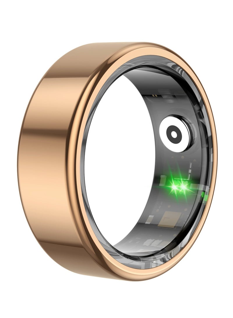 Milatech Smart Ring, Fitness Bracelet Calorie/Heart Rate/Sleep Monitoring/ Pressure/Multiple Sports Modes/Photography, IP68 Waterproof, Size: 20mm - Image 1