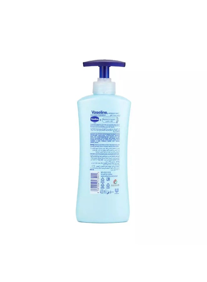 Vaseline Intensive Care Ice Cool Hydration Body Lotion Instant Cooling- 400ml - Image 2