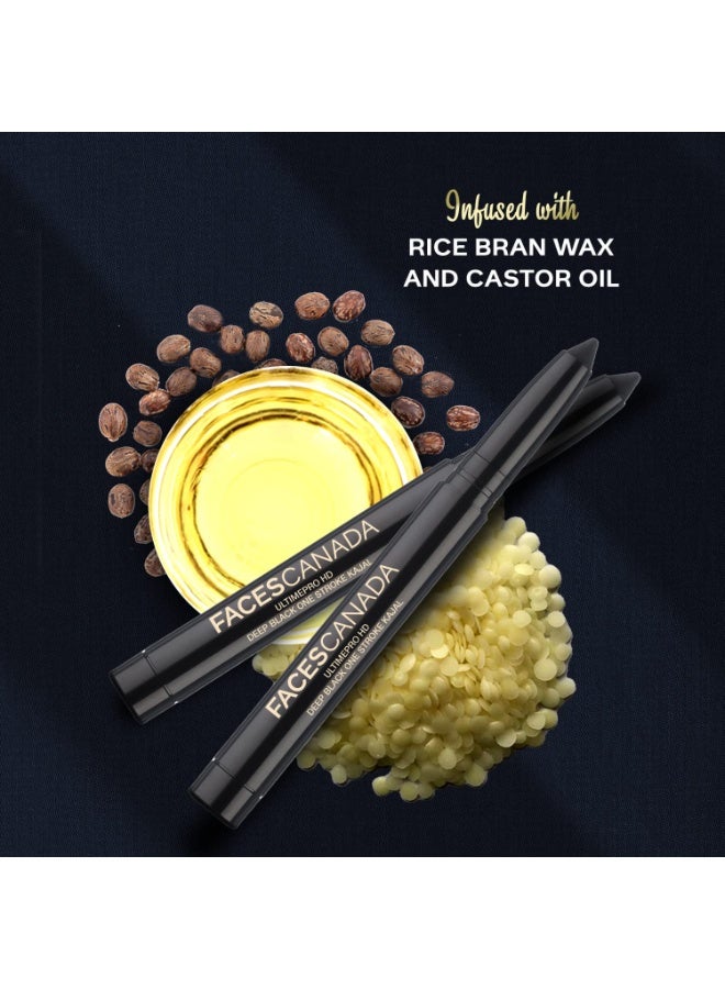 Facescanada Faces Canada UltimePro HD Deep Black One Stroke Kajal 1.4g - Image 3