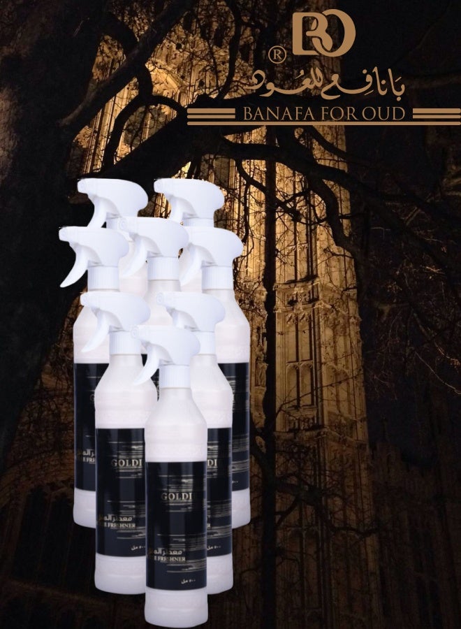 Banafa 8 Pieces Goldie House Freshener 500ML - Image 1
