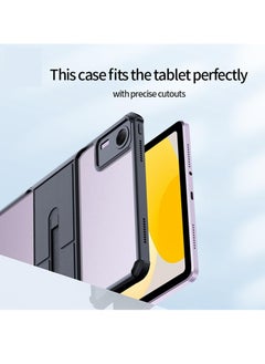 KASTWAVE Case for Xiaomi Redmi Pad SE 11 inch,Droproof,Sweat-Proof,Fingerprint-Proof ,Hard Black Shell and Soft TPU Bumper Ultra-Stability Holder Cover Fits Redmi Pad SE 11" 2023 Tablet,Black  - Image 3