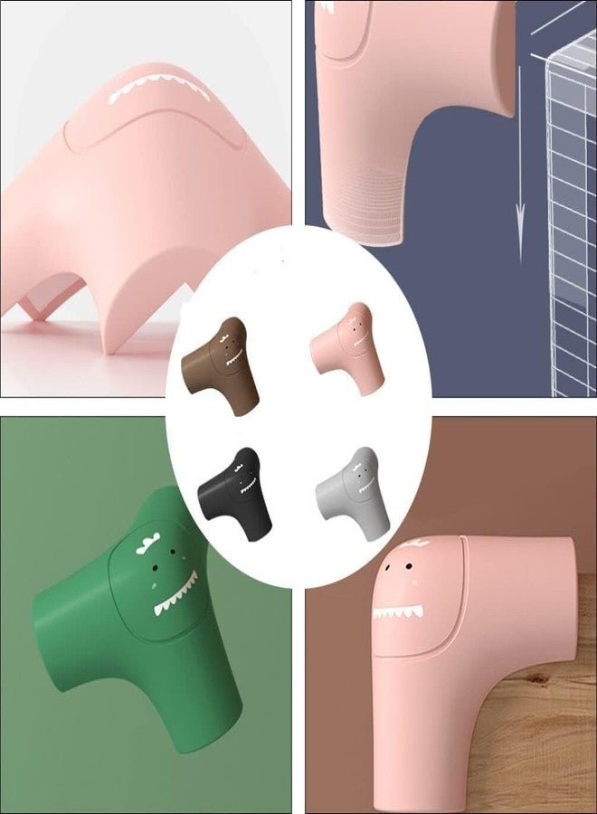 Clovis Soft Baby Proofing Corner Guards & Edge Protectors - Pre-Taped Table Corner Protector, Child Safety Furniture Bumper, Sharp Corner Cushions (Brown, Set of 4) - Image 4