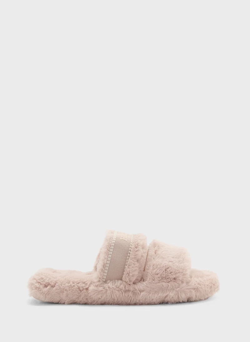 تومي هيلفيغر Double Strap Bedroom Slippers