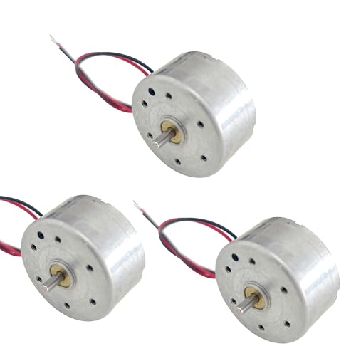bociloy 3Pcs 5V 6000RPM DC Motor Mini Electric Motor with Wire - Image 1
