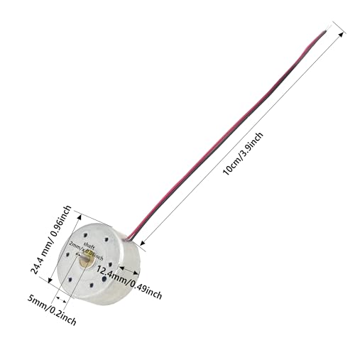 bociloy 3Pcs 5V 6000RPM DC Motor Mini Electric Motor with Wire - Image 2