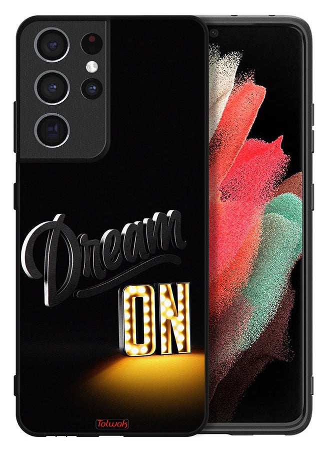 Tolwak - Samsung Galaxy S21 Ultra 5G Protective Case Cover Dream On - Image 1