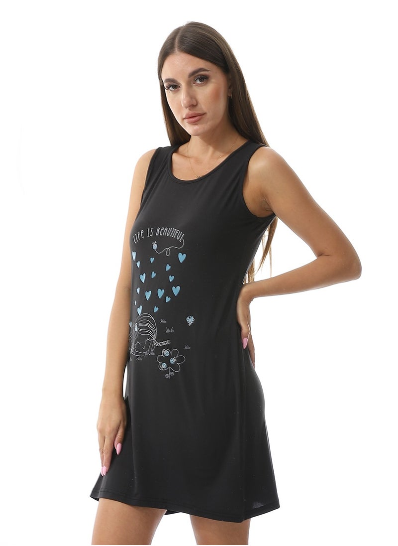 Caesar Home Wear Sleep Shirt Cash Mayo Dress Printed Photo  - Image 2