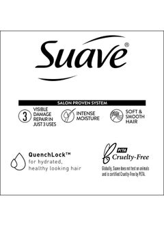 Suave Coconut Oil Infusion Shampoo And Conditioner Set, Damage Control Hydrating Shampoo & Conditioner For Damaged Dry Hair, 12.6 Oz Ea (2 Piece Set)  - Image 5