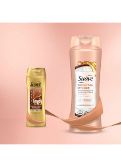 Suave Coconut Oil Infusion Shampoo And Conditioner Set, Damage Control Hydrating Shampoo & Conditioner For Damaged Dry Hair, 12.6 Oz Ea (2 Piece Set)  - Image 4
