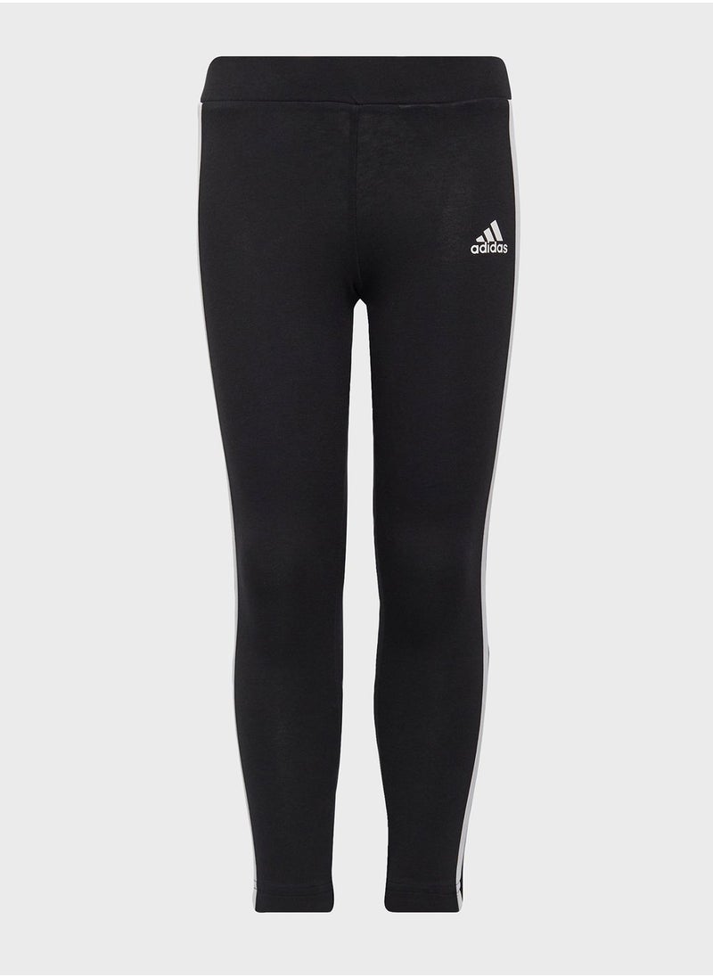 Adidas - Little Kids 3 Stripes Tights - Image 1