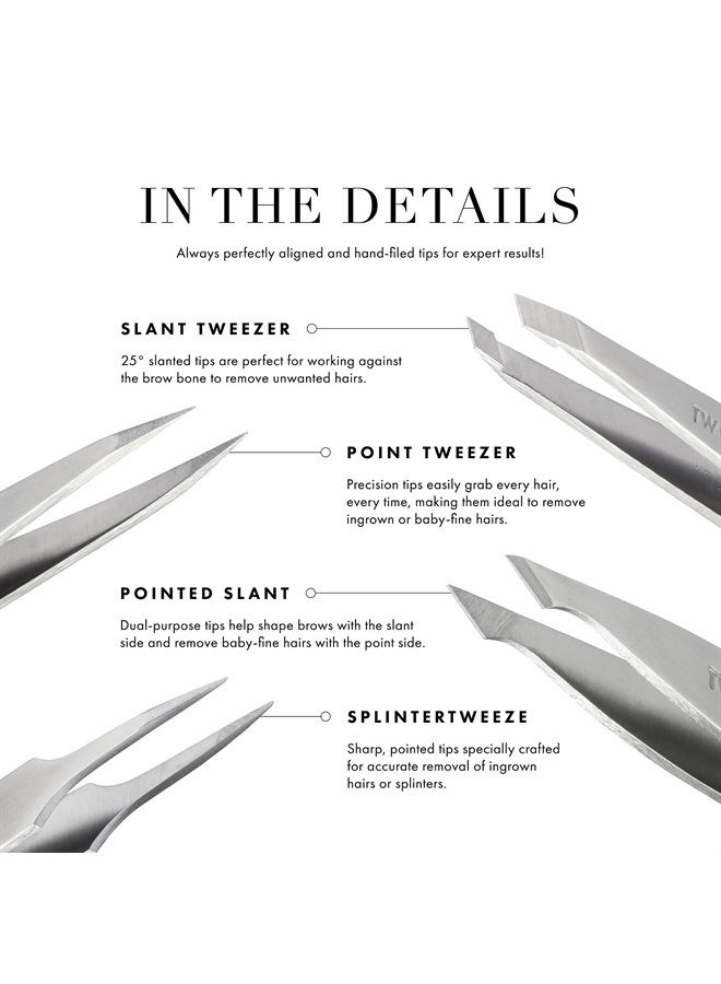 Tweezerman Exclusive Moon Dust Slant Tweezer